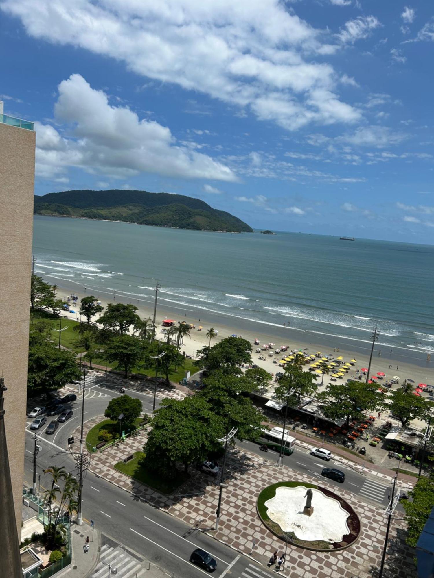 Apartamento Frente A Praia Do Embare Santos Santos (Sao Paulo) Exterior foto